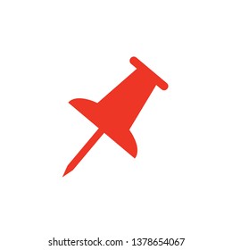 Push Pin Icon Vector