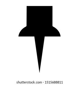 Push pin icon vector design template