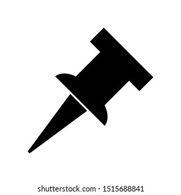 Push pin icon vector design template
