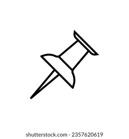 push pin icon vector design templates