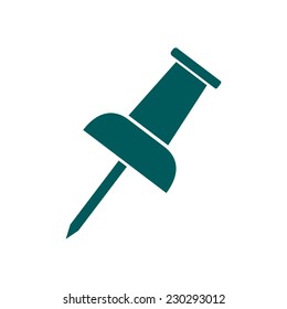  Push pin icon. Vector EPS 10. 