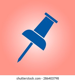  Push pin icon. Vector EPS 10. 
