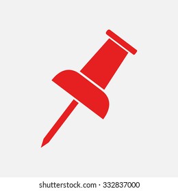  Push pin icon. Vector EPS 10. 