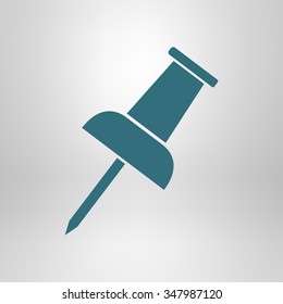  Push pin icon. Vector EPS 10. 