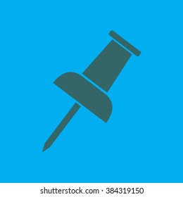  Push pin icon. Vector EPS 10. 