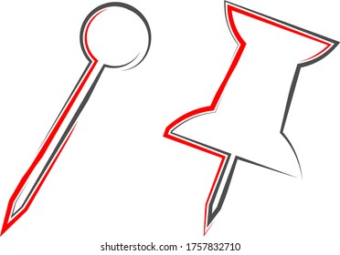 Ilustración del vector de iconos de inserción