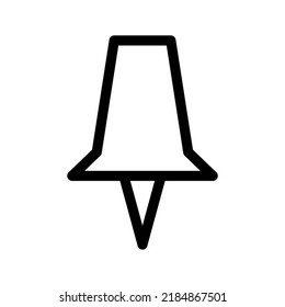 Icono de empuje Icono de vectores Ilustración de diseño Ilustración