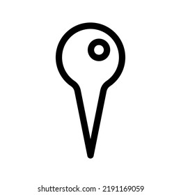 Push Pin Icon Vector Symbol Design Illustration