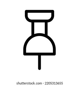 Push Pin Icon Vector Symbol Design Illustration