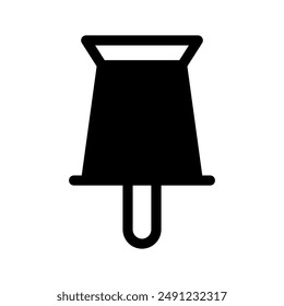 Push Pin Icon Vector Symbol Design Illustration