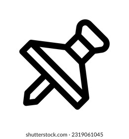 Pin-Icon für Ihre Website, Ihr Handy, Ihre Präsentation und Ihr Logo-Design.