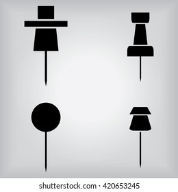 Push Pin Icons