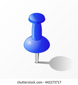 Push pin illustration