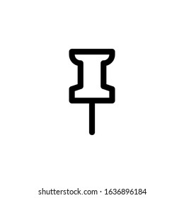 Push Pin, Marker, Map, Work Icon
