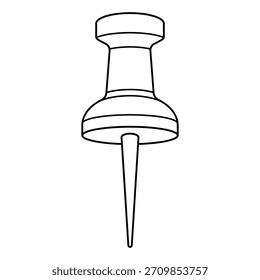 Icono gráfico de estilo de contorno de inserción