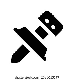 push pin solid icon. vector icon for your website, mobile, presentation, and logo design.