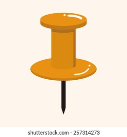 push pin theme elements