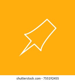 Push Pin Vector Icon