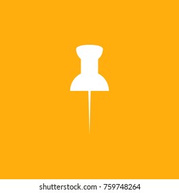 Push Pin Vector icon 
