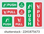 Push Pull Door Sign Collection