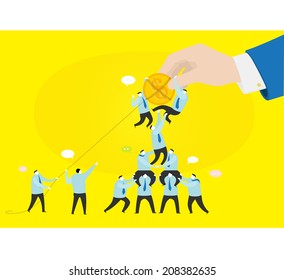 Push and pull for money