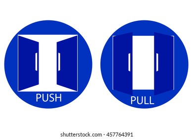 Push and Pull Sign 
