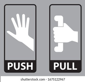 Push pull sign Vectors & Illustrations for Free Download