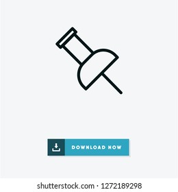 Push vector icon
