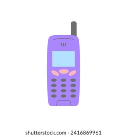 Push-button mobile phone from the 90s.