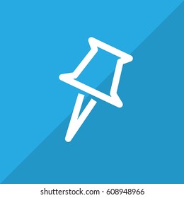Pushpin icon Vector.