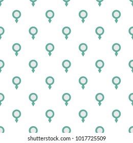 Pushpin pattern seamless in flat style for any design