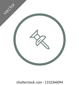 pushpin placeholder icon