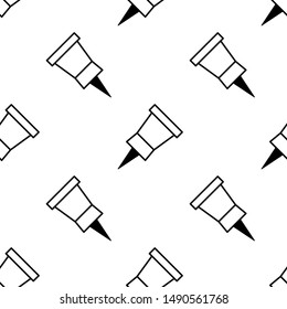 Pushpin seamless pattern. Background. Abstract geometric shape texture. Design template for wallpapers,wrapping, textile. Vector Illustration