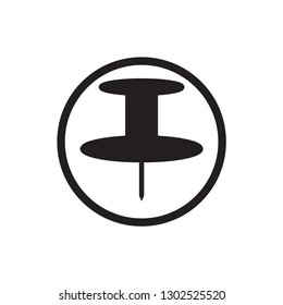 pushpin vector icon