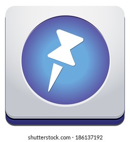 Pushpin vector icon