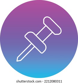 Icono vectorial de anclaje. Se puede usar para imprimir, móviles y aplicaciones web.