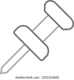 Icono vectorial de anclaje. Se puede usar para imprimir, móviles y aplicaciones web.