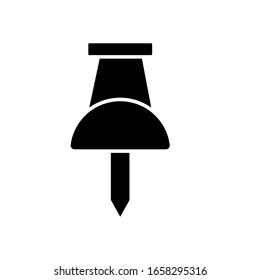 Icono vectorial de anclaje sobre fondo blanco.
