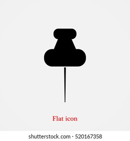 pushpins icon, vector best flat icon EPS