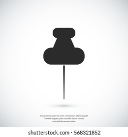 pushpins icon, vector best flat icon EPS