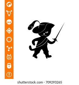 Puss in Boots Vector Icon