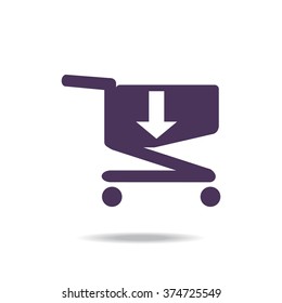 put in shopping cart icon