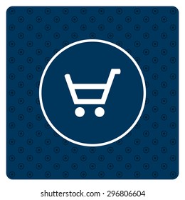 put in shopping cart. icon. vector design