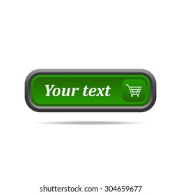 put in shopping cart. icon. vector design