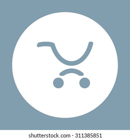 put in shopping cart. icon. vector design