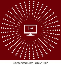 put in shopping cart. icon. vector design