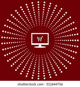 put in shopping cart. icon. vector design