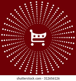 put in shopping cart. icon. vector design