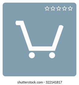 put in shopping cart. icon. vector design