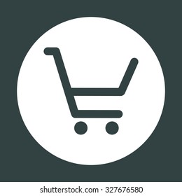put in shopping cart. icon. vector design
